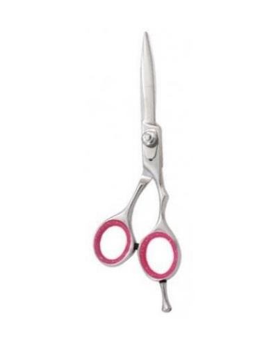 Professional Razor Scissor Convex Edge, Adjustable Screw With Clipper Plate, Honed Blades, Removable Finger Rest (01-003)