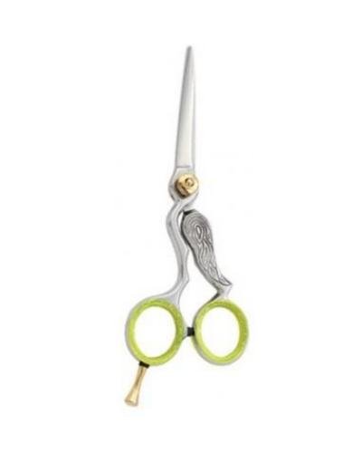 Professional Razor Scissor Convex Edge, Adjustable Screw With Clipper Plate, Honed Blades, Removable Finger Rest (01-007)