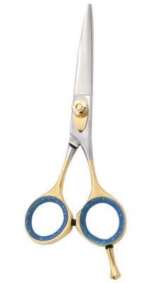 Professional Razor Scissor Convex Edge, Adjustable Screw With Clipper Plate, Honed Blades, Removable Finger Rest (01-008)