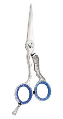 Professional Razor Scissor Convex Edge, Adjustable Screw With Clipper Plate, Honed Blades, Removable Finger Rest (01-009)