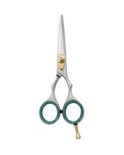 Professional Razor Scissor Convex Edge, Non-Adjustable Screw With Clipper Plate, Honed Blades, Removable Finger Rest (01-014)