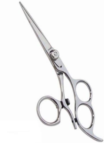 Professional Razor Scissor Convex Edge, Adjustable Screw With Clipper Plate, Honed Blades, Fixed Finger Rest /Hook (01-024)