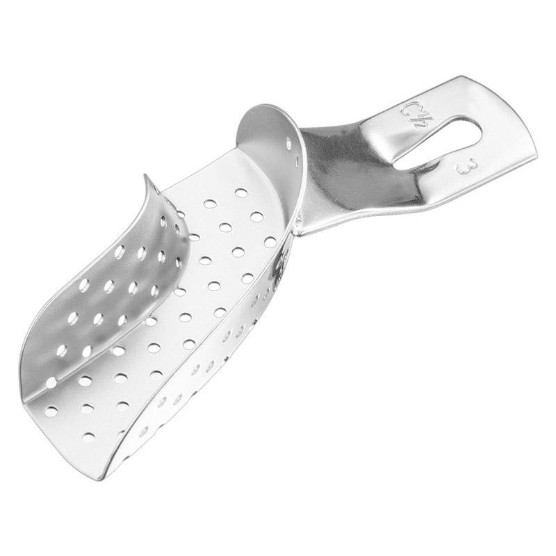Impression Tray, Perf., Part., 1/2 R — Size 3 — Size 3