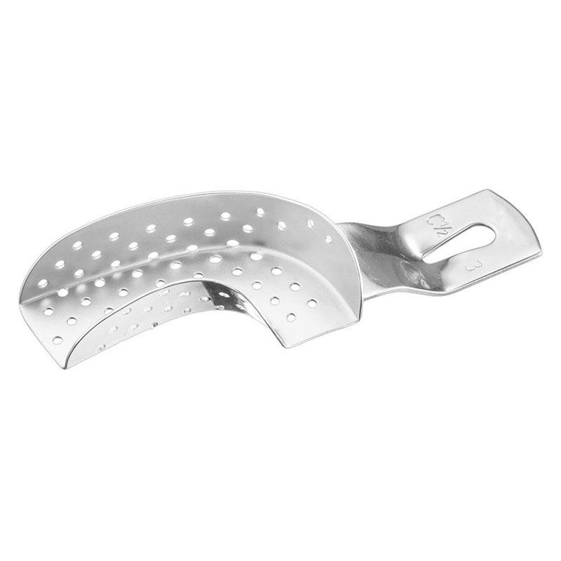 Impression Tray, Perf., Part., 1/2L — Size 3 — Size 3