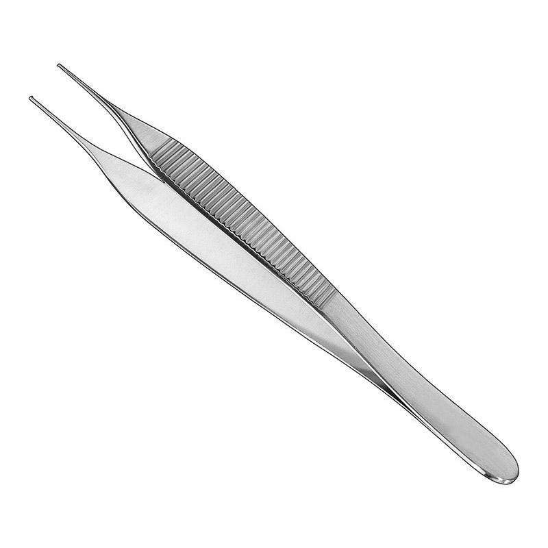 Adson, Tissue Forceps, 12 Cm, 1X2 T., Delic — Size 12 CM