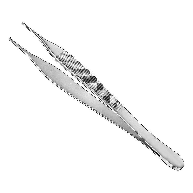 Adson, Tissue Forceps, 12 Cm, 1 X 2 Teeth — Size 12 CM
