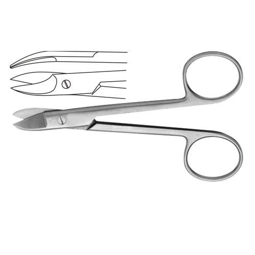 Beebee Crown Scissor Curved 10.5 Cm - 4 1/4