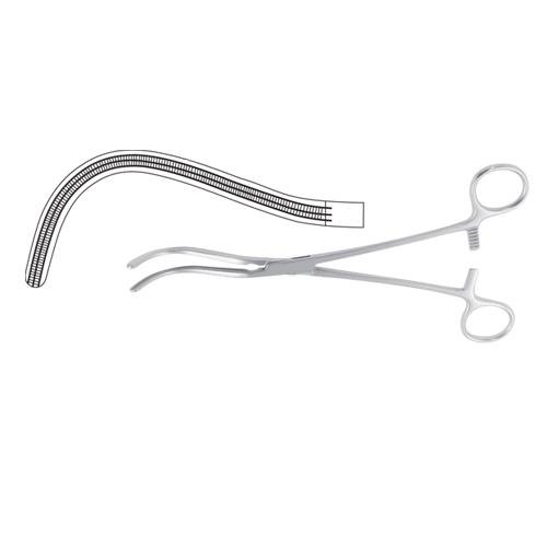 Guyon Atrauma Kidney Pedicle Clamp Curved 24 Cm - 9 1/2