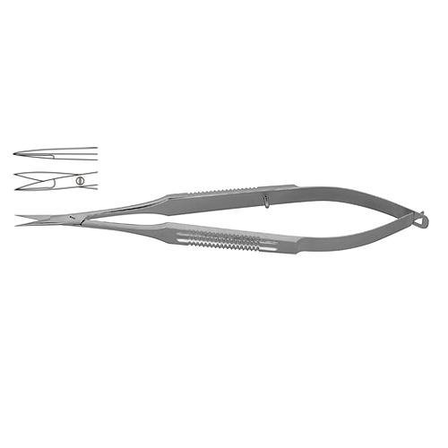 Micro Scissor Straight - Flat Handle 21 Cm - 8 1/4" Blade Size 10 Mm (SKS-SUR-0123)