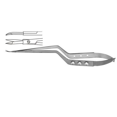 Micro Scissor Curved - Bayonet Shaped 23 Cm - 9