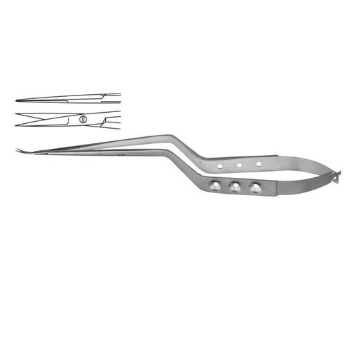 Micro Scissor Straight - Bayonet Shaped 19 Cm - 7 1/2