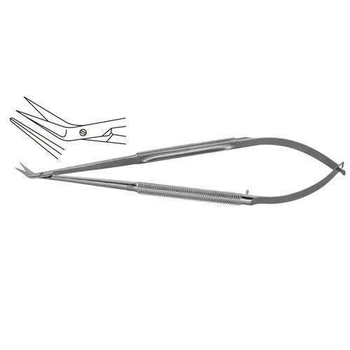 Jaboma Micro Scissor Angled - For Cleft Palate 18 Cm - 7" Blade Size 12 Mm
