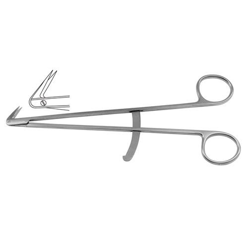 Diethrich Vascular Scissor Angled 125Â° - With Guide 17.5 Cm - 7