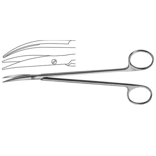 Debakey Arteriotomy Scissor Curved 17.5 Cm - 7