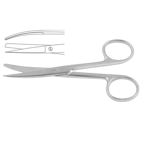 Operating Scissor Curved - Sharp/Blunt 16.5 Cm - 6 1/2