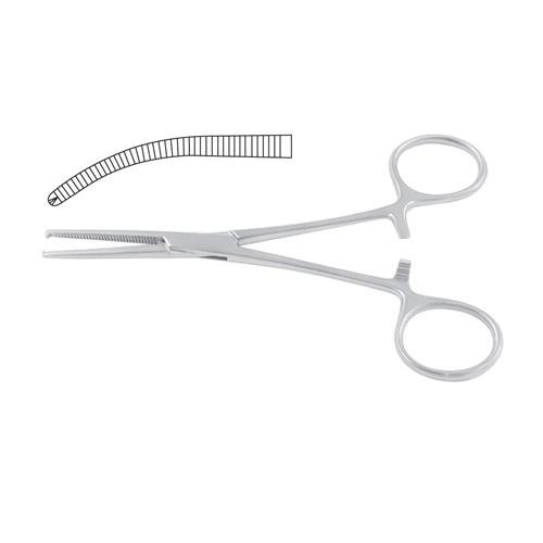 Kocher-Nippon Haemostatic Forceps Curved - 1 X 2 Teeth 18 Cm - 7