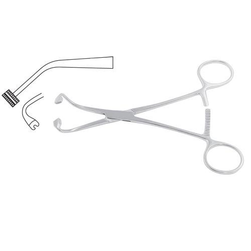 Peers-Bertram Towel Clamp With Jaw For Tube Fixation 14.5 Cm - 5 3/4