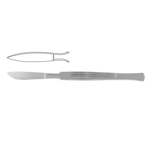 Dissecting Knife / Operating Knife With Metal Handle 16 Cm - 6 1/4" Blade Size 47 Mm