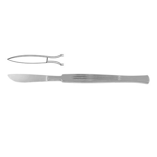 Dissecting Knife / Operating Knife With Metal Handle 15 Cm - 6" Blade Size 27 Mm