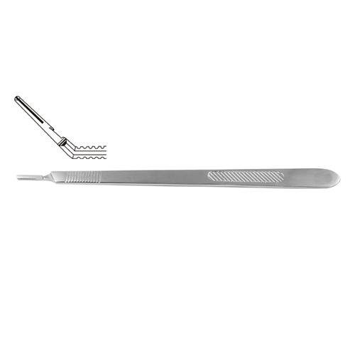 Scalpel Handle No. 3L Solid, Angled, Long 21 Cm - 8 1/4