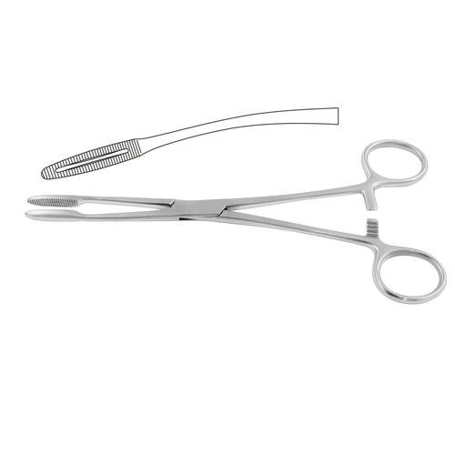 Gross-Maier Dressing Forceps Curved - With Ratchet 20 Cm - 8