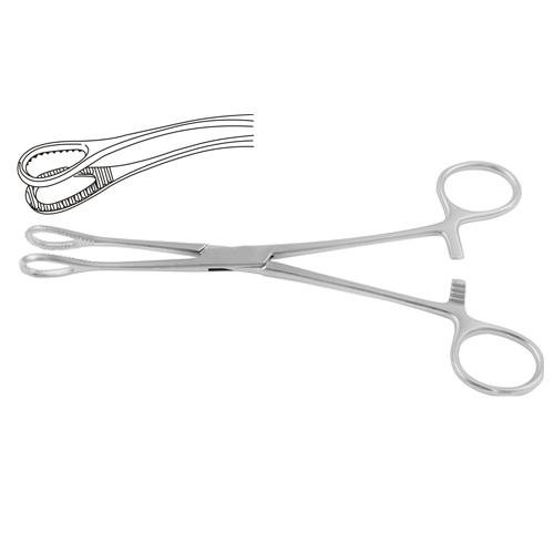 Foerster Sponge Holding Forcep Curved 17.5 Cm - 7