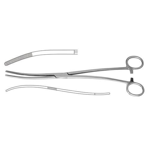 Bozemann Sponge Holding Forcep Overview: Bozemann Sponge Holding Forcep Curved S Shaped 26 Cm - 10 1/4