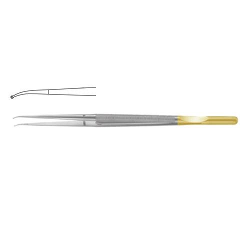 Diam-N-Dustâ„¢ Micro Ring Forcep Overview: Diam-N-Dustâ„¢ Micro Ring Forcep Curved - With Counter Balance 25 Cm - 9 3/4" Diameter 1.0 Mm Ã˜