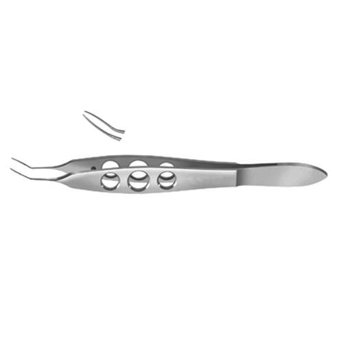 Buratto Soft Iol Inserting Forcep Extra Delicate Highly Polished Convex Jaws 10 Cm - 4