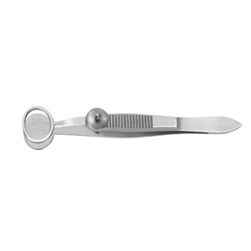 Francis Chalazion Forcep Overview: Francis Chalazion Forcep Medium - Oval Jaws 9.5 Cm - 3 3/4" Jaw Size 14 X 11 Mm
