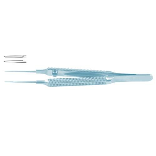 Tennant Suture Tying Forcep Straight - Round Handle With Guide Pin - Extra Delicate Smooth Jaws 10.5 Cm - 4" Jaws Length 6 Mm (SKS-SUR-0754)