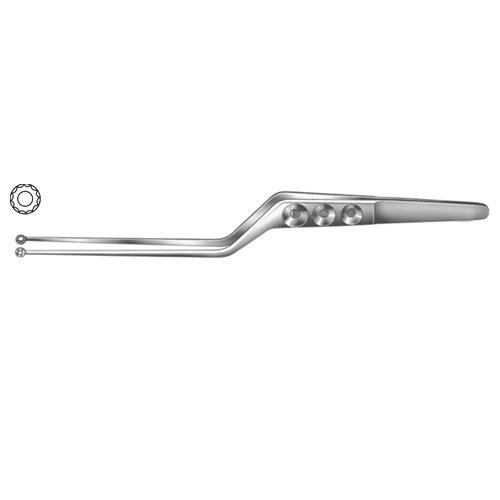 Heifetz Tumor Grasping Forceps Overview: Heifetz Tumor Grasping Forceps Bayonet Shaped 22 Cm - 8 3/4" Tip Size 3.0 Mm Ã˜