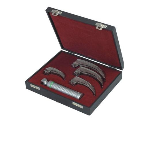 Coronaâ„¢ Premium Fiber Optic Mcintosh Laryngoscope Set With Battery Handle (SKS-SUR-0851)